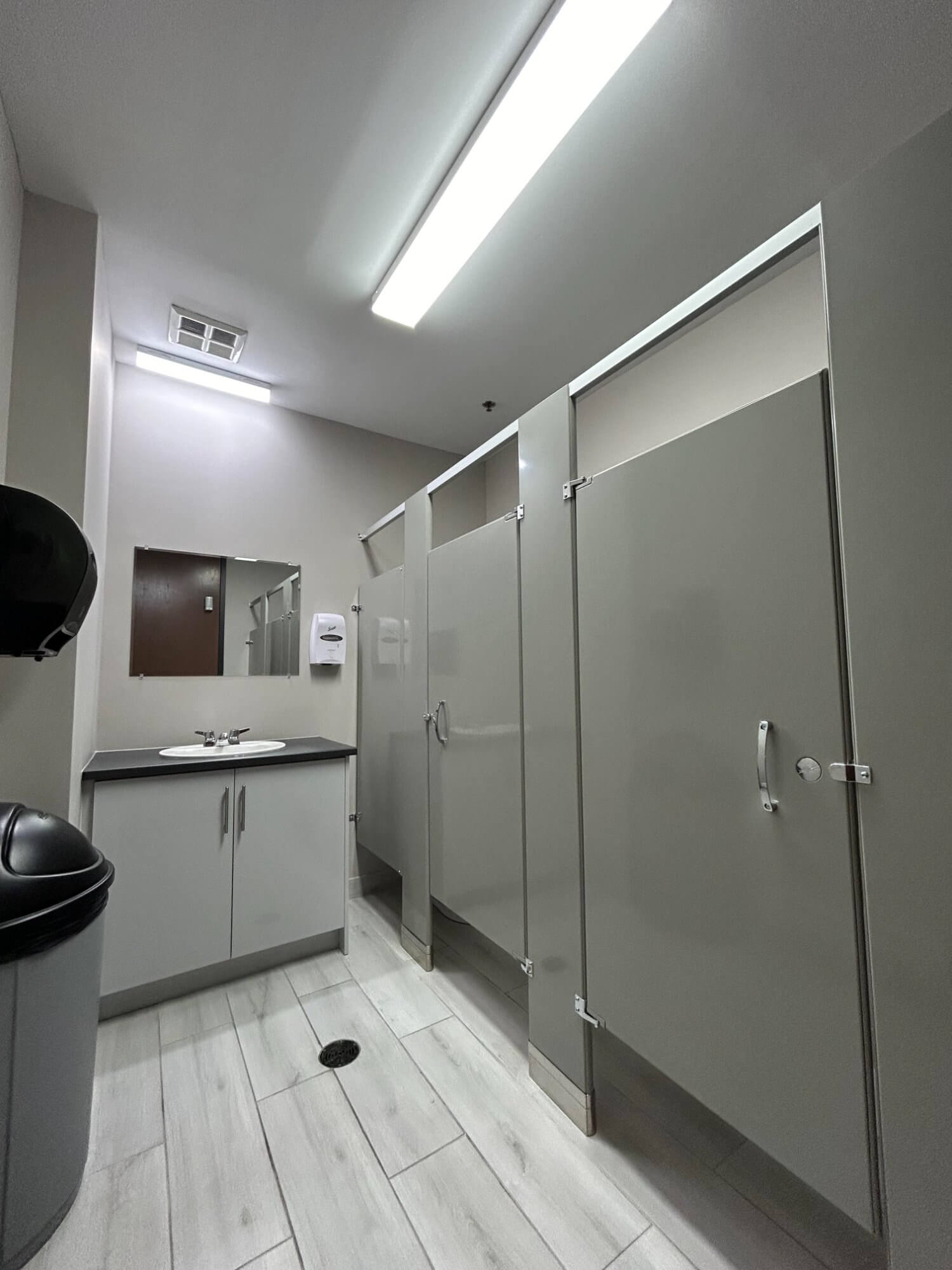 Commercial washroom renovation