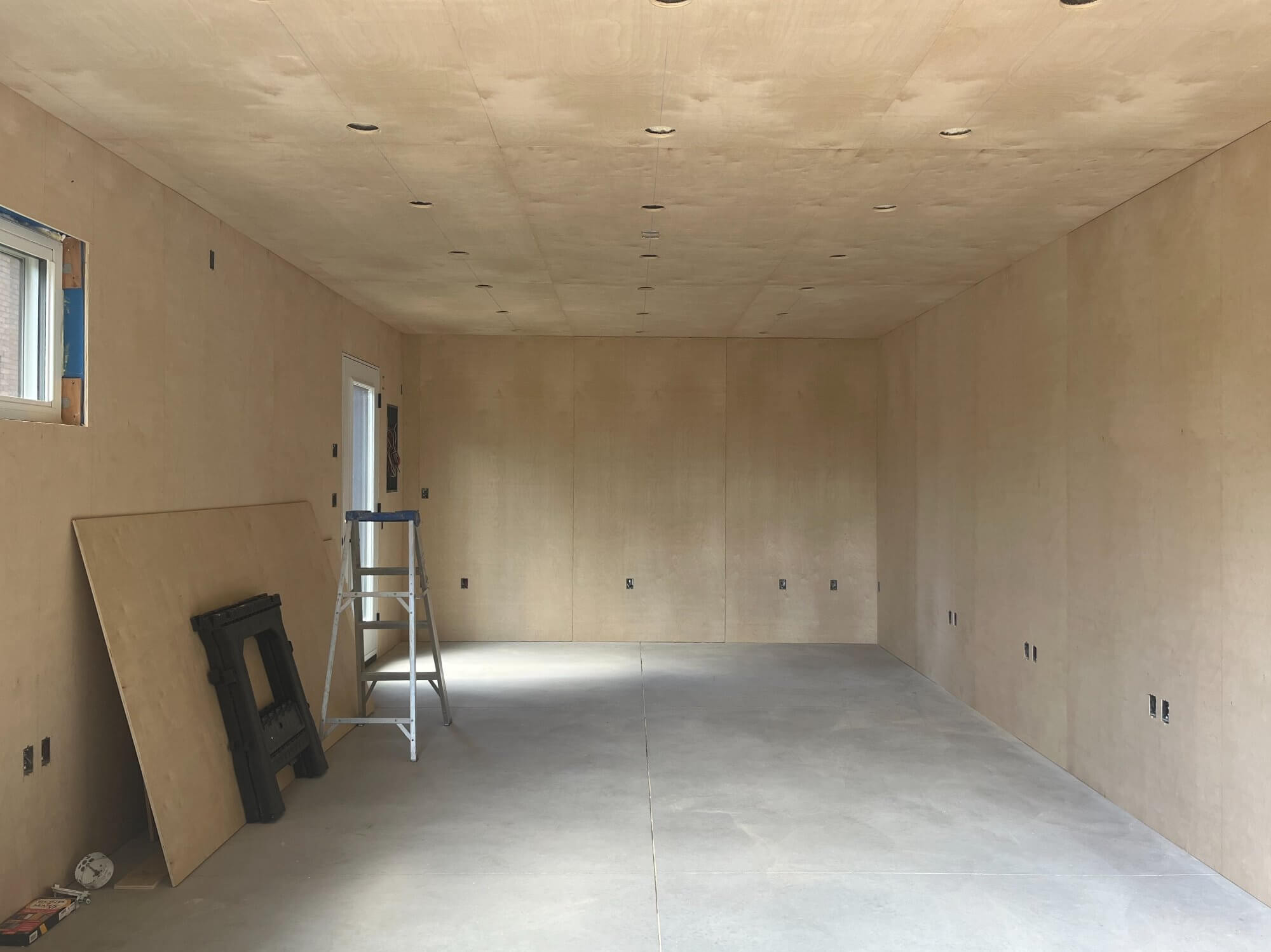 Commercial drywall installation