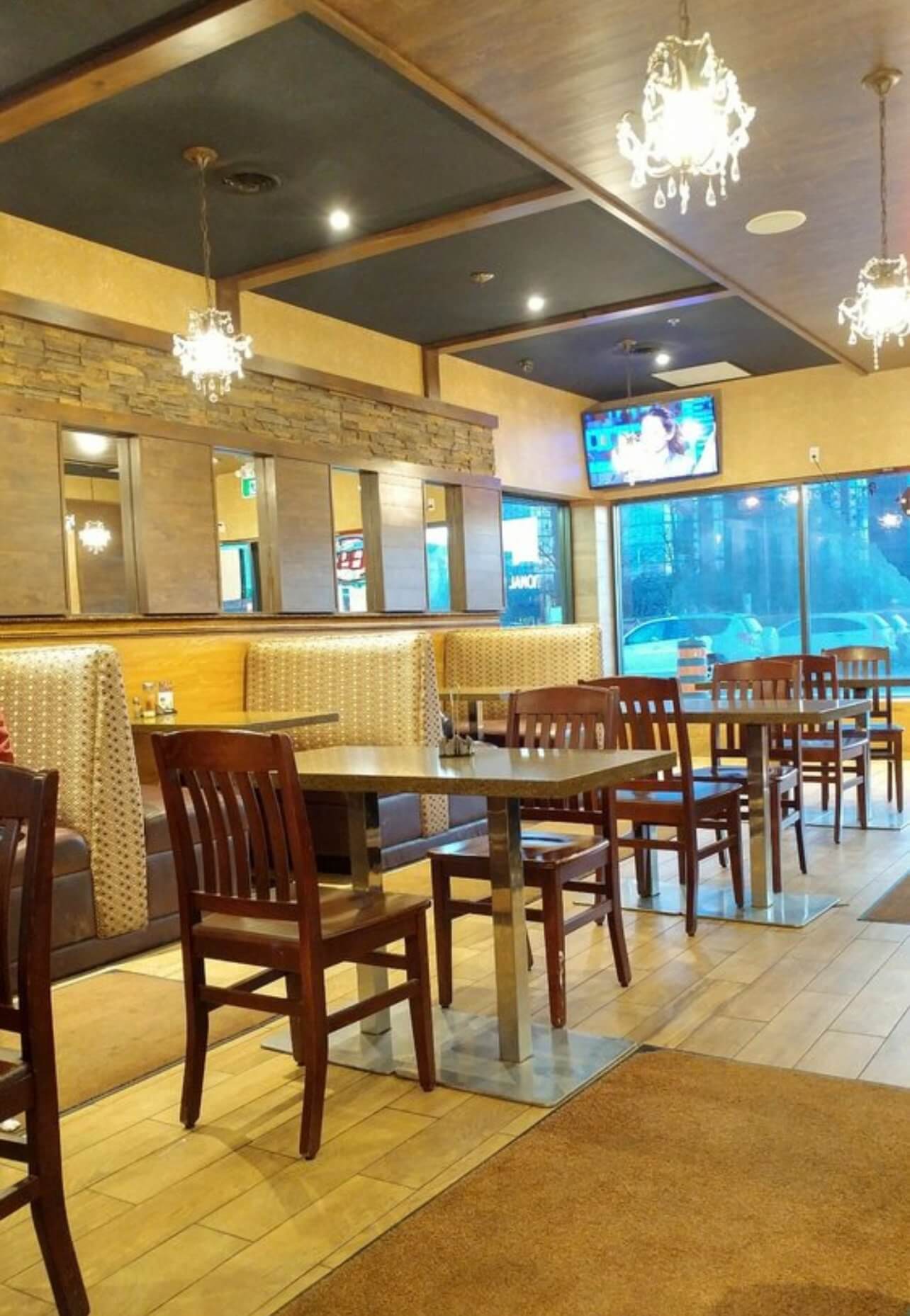 Commercial restaurant interior