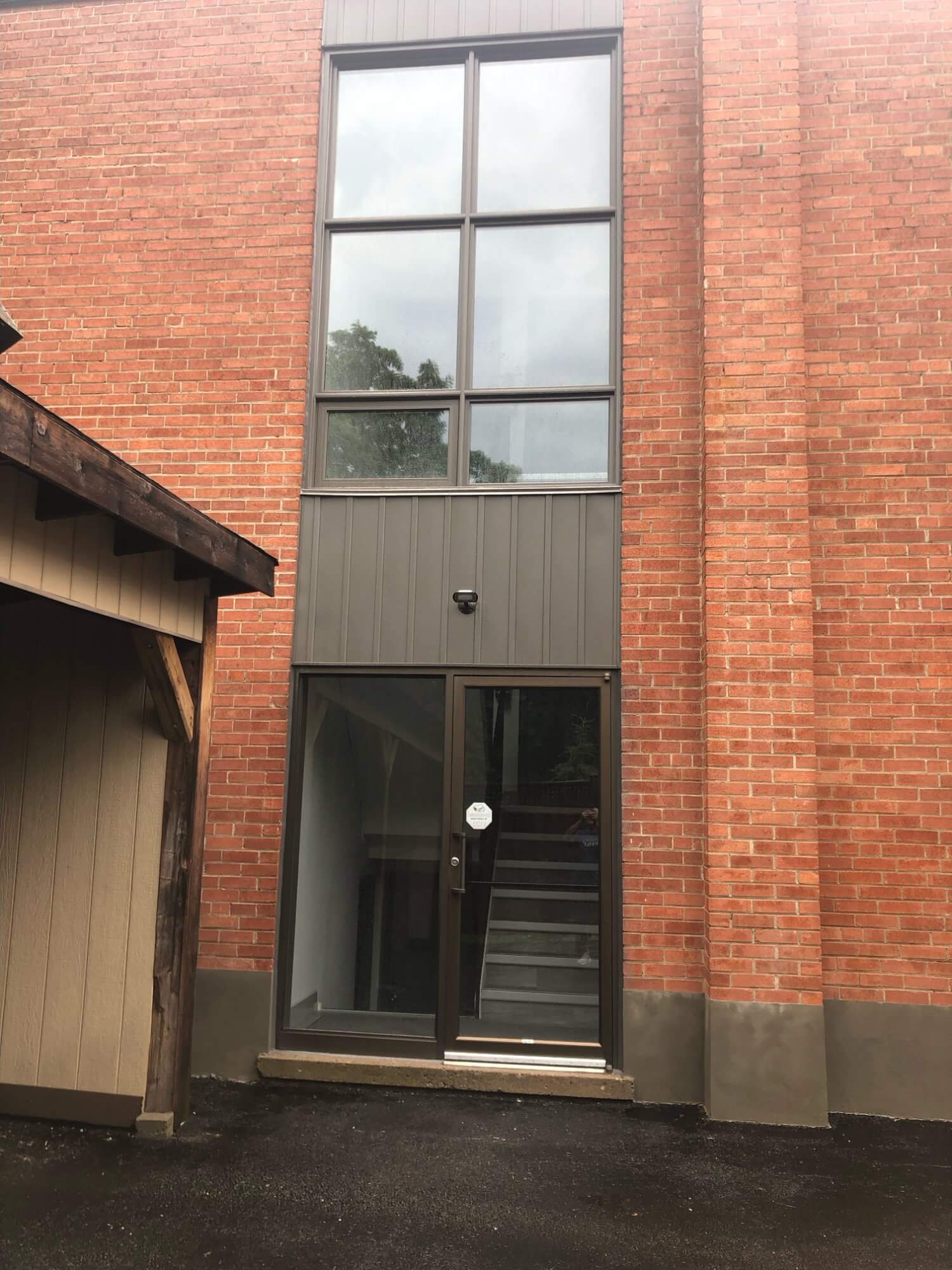 Commercial exterior entrance