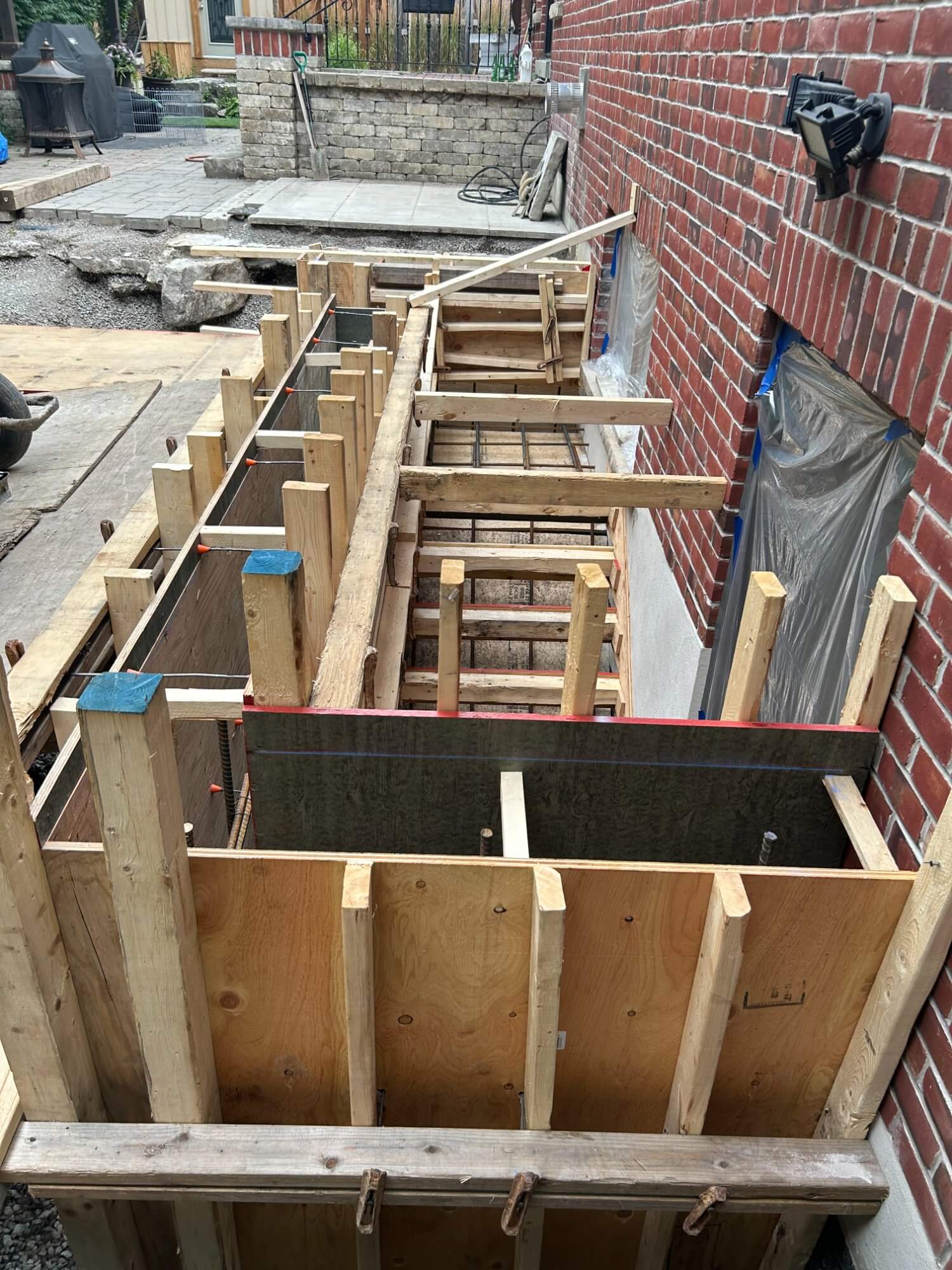 Concrete formwork preparation